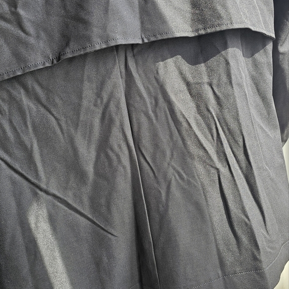 IZZUE Collection Double Breasted Pea Coat Black Short Trenchcoat Unique size L - Picture 5 of 12